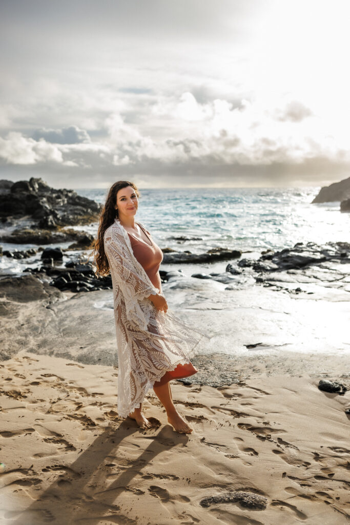 portrait of photographer in oahu, hawaii