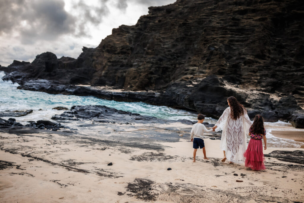 behind the scenes of a photoshoot on oahu